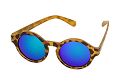 Fed rund solbrille i moderne design.  - Design nr. 1124