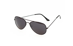 Pilot /aviator solbrille med sort stel - Design nr. 267