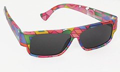 Farverig bÃ¸rnesolbrille (1-3 Ã¥r) - Design nr. 3032