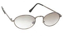 Oval solbrille med smokey glas - Design nr. 3124