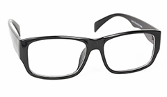 Stor sort brille uden styrke - Design nr. 3126