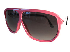 Lyserød macho aviator i plastik. Solbrille til mænd - Design nr. 334