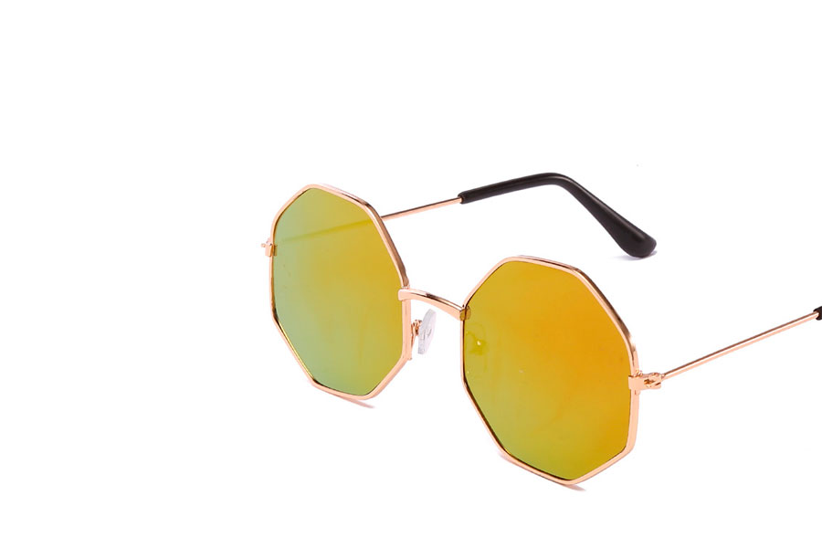  BØRNE / TEENAGE Fed solbrille i mindre Octagonal design. BEMÆRK STR. OG KORTE STÆNGER. - Design nr. s4154