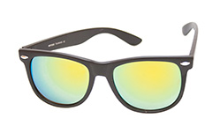 Sort mat wayfarer agtig solbrille - Design nr. 466