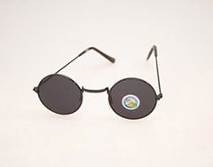 Sort børnesolbrille i John Lennon look. - Design nr. 483
