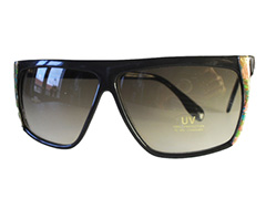 Flot enkelt solbrille med blomster mønster i siderne. - Design nr. 517