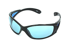 Sort løbesolbrille i sporty design - Design nr. 614